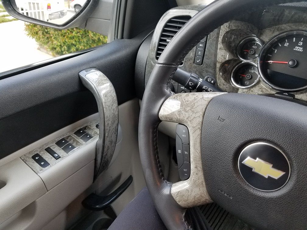 • finished my dash 10 silverado crew Interior